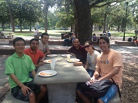 Prateek and Sudhi's Farewell Lunch.