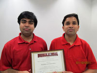Kanad Basu and Professor Mishra received the Best Paper Award at the International Conference on VLSI Design.