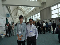 Dr. Mishra and Hadi at DAC 2011, San Diego, California.